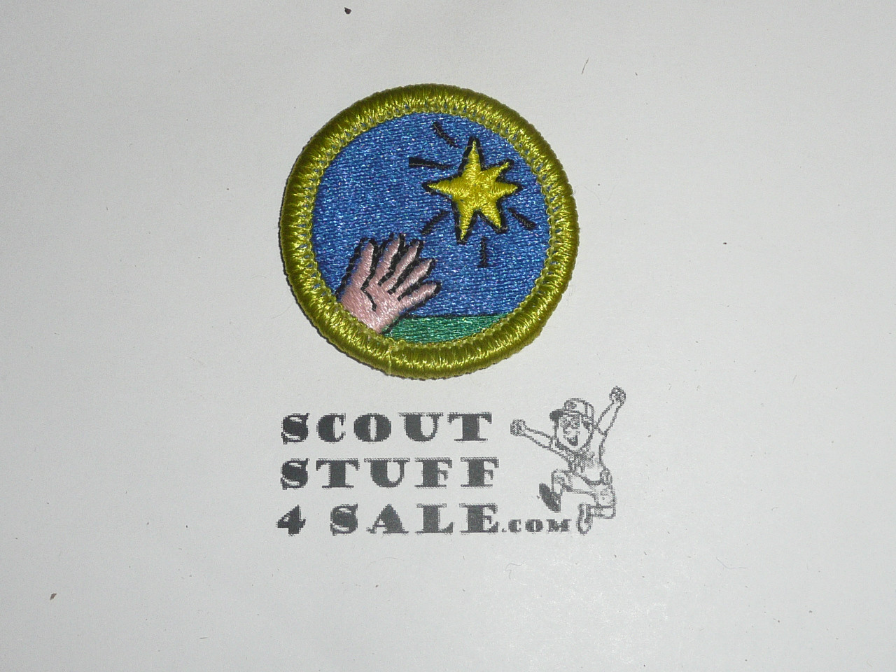 Entrepreneurship - Type H - Fully Embroidered Plastic Back Merit Badge (1972-2002)
