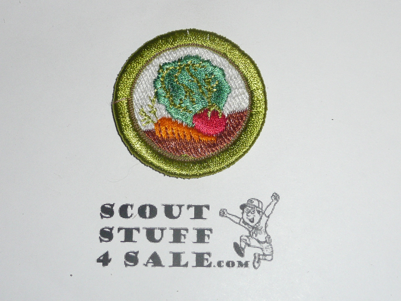 Gardening 38mm - Type I - Fully Embroidered Computer Designed Merit Badge (1993-1995)