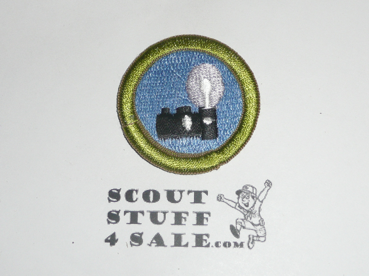 Photography (camera) 38mm - Type I - Fully Embroidered Computer Designed Merit Badge (1993-1995)