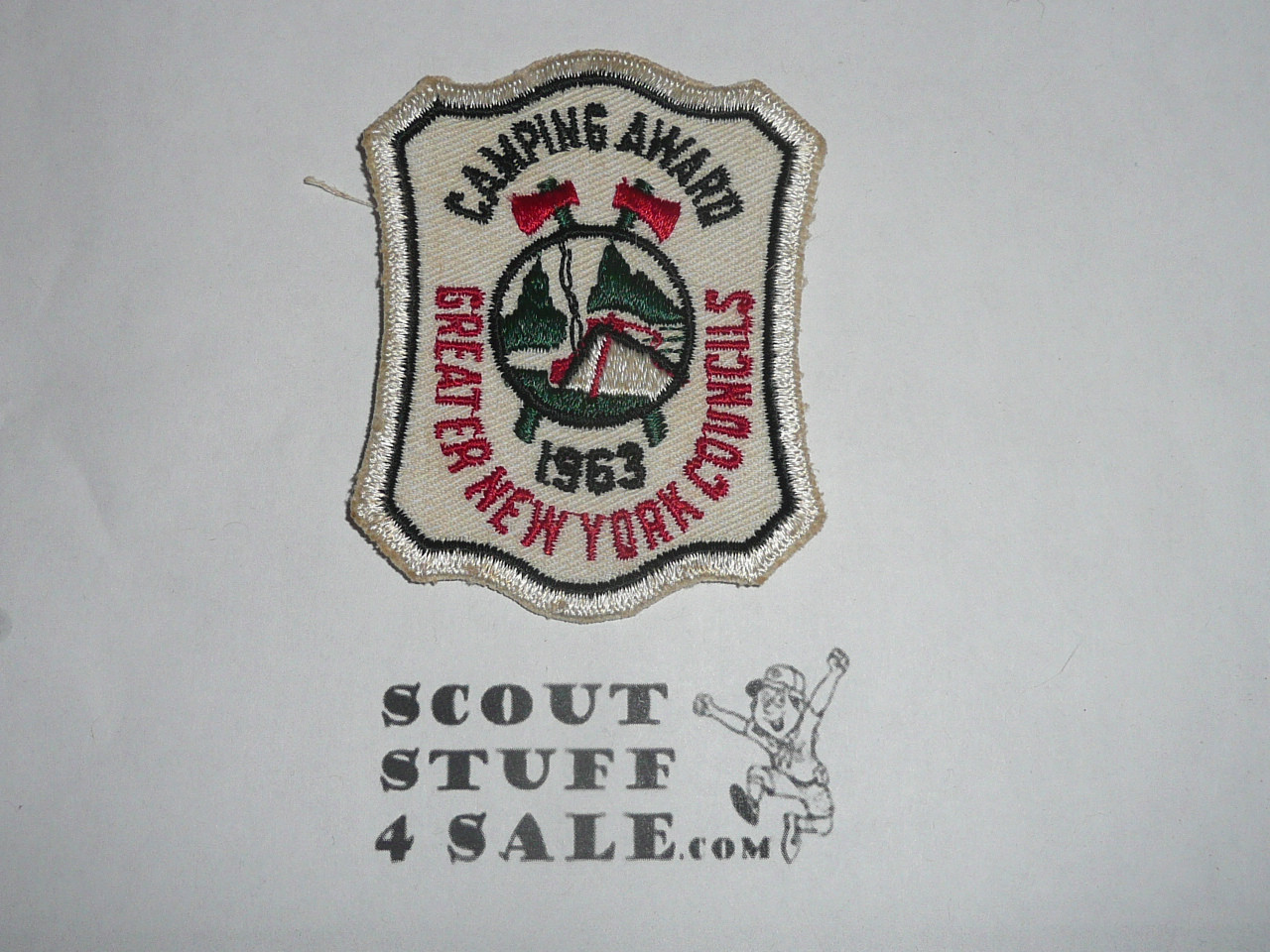 Greater New York Council 1963 Camping Award Patch