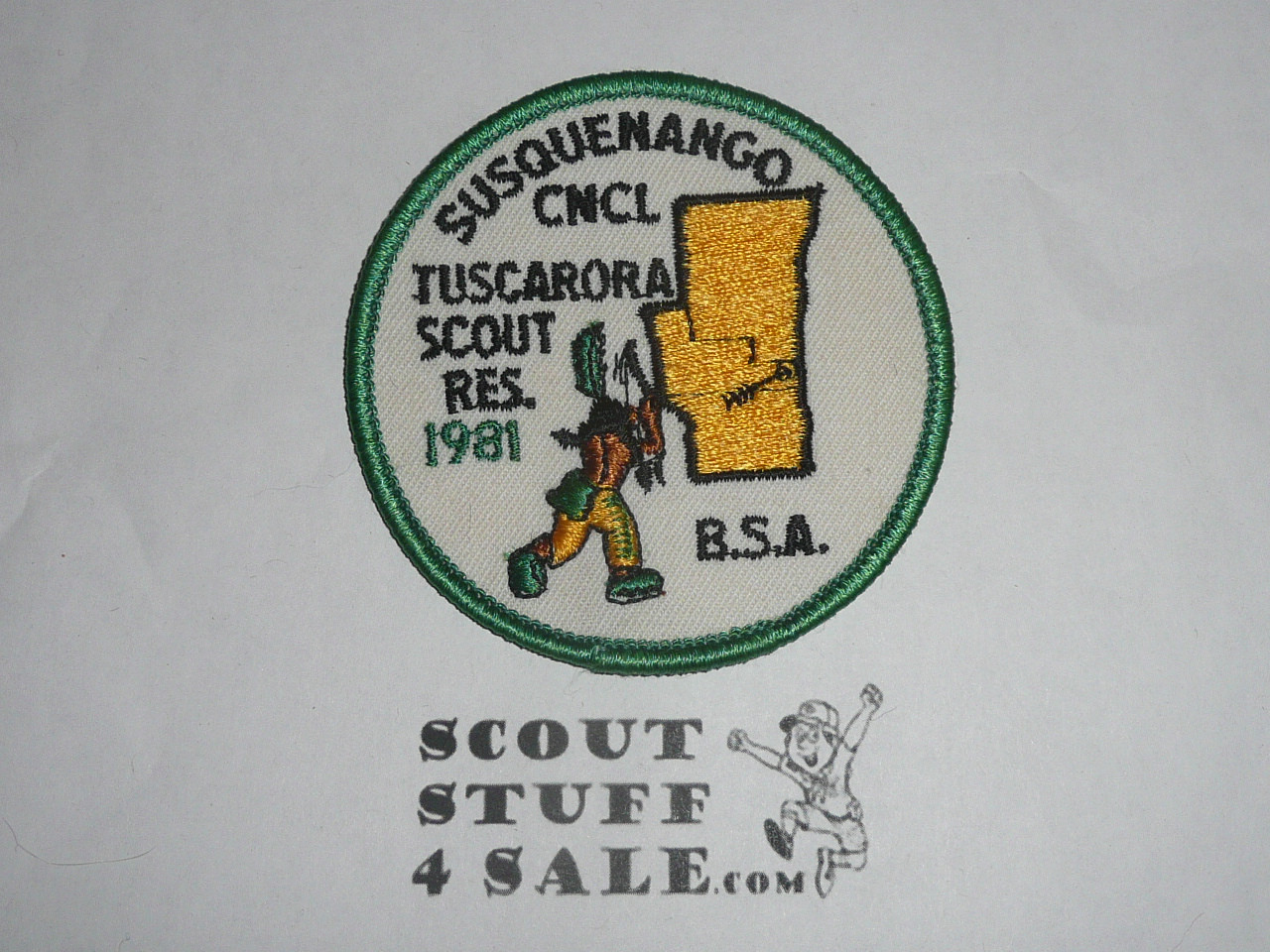 Tuscarora Scout Reservation Patch, Susquenango Council, 1981