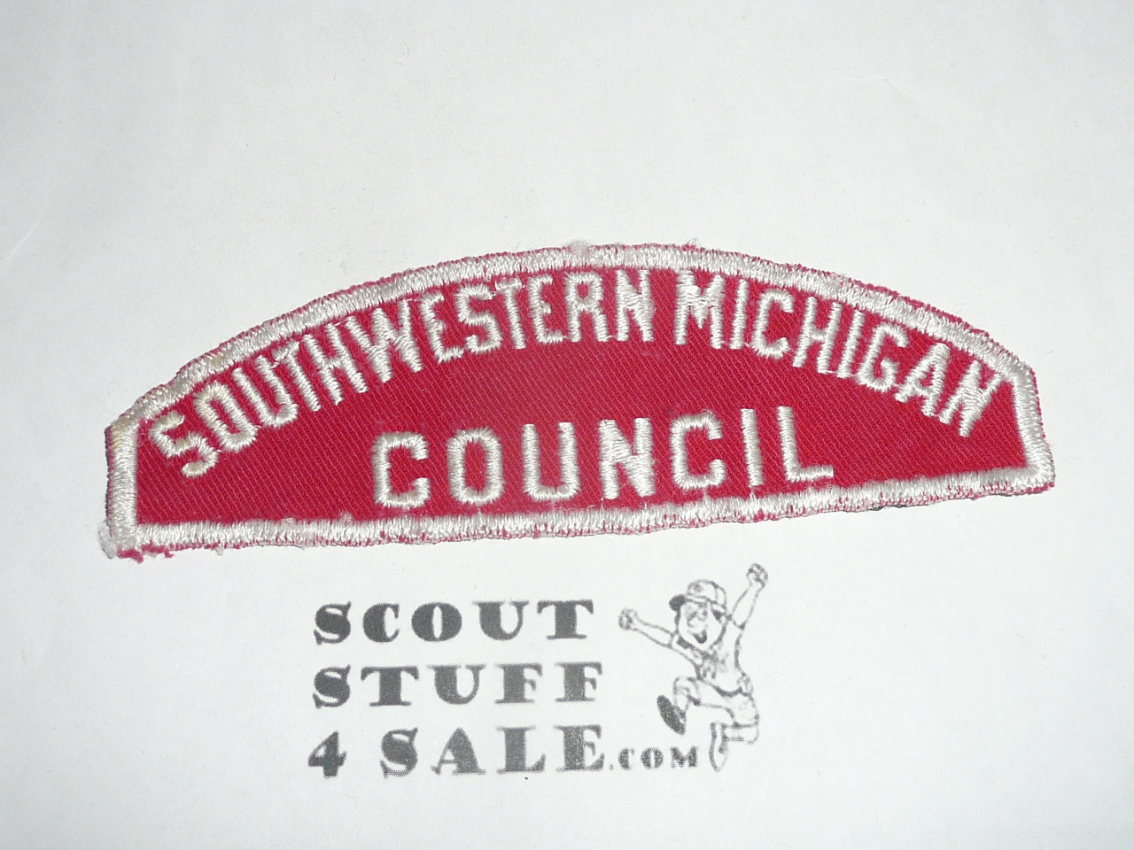Southwestern Michigan Council Red/White Council Strip, Lite use, Narrow T's