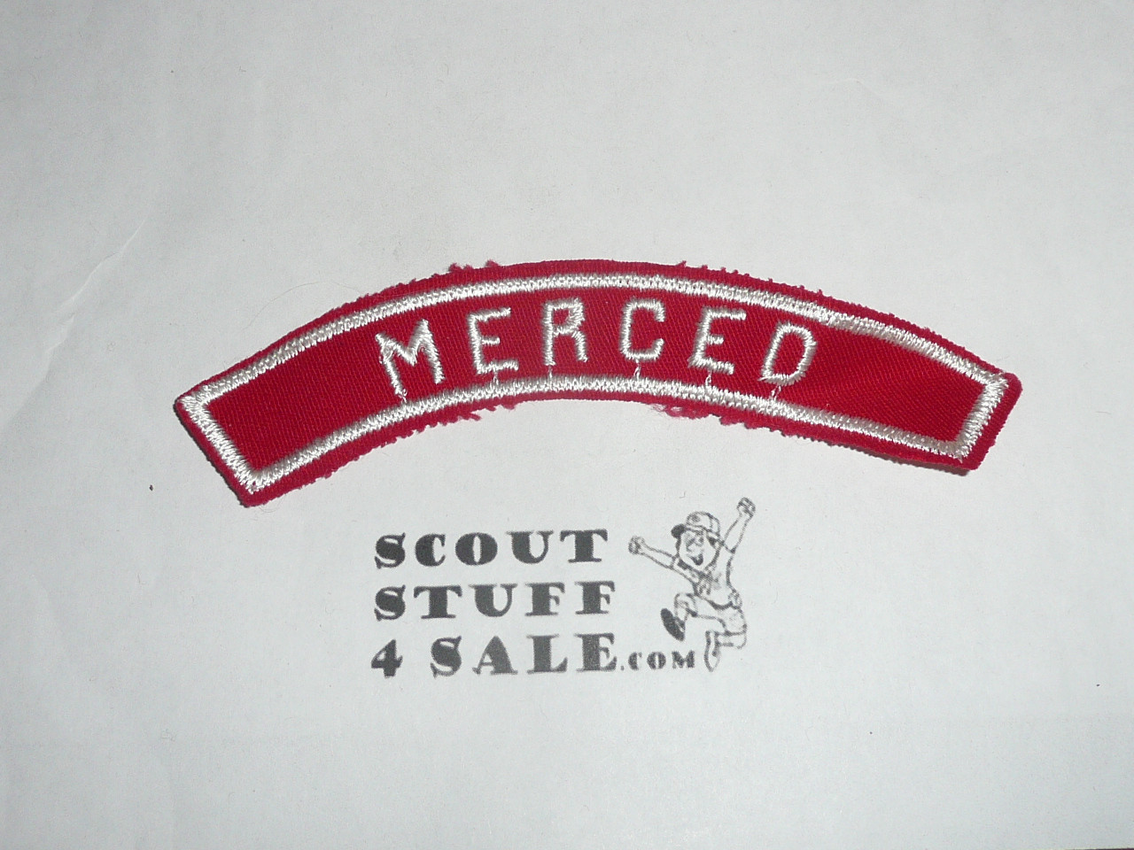 MERCED Red and White Community Strip