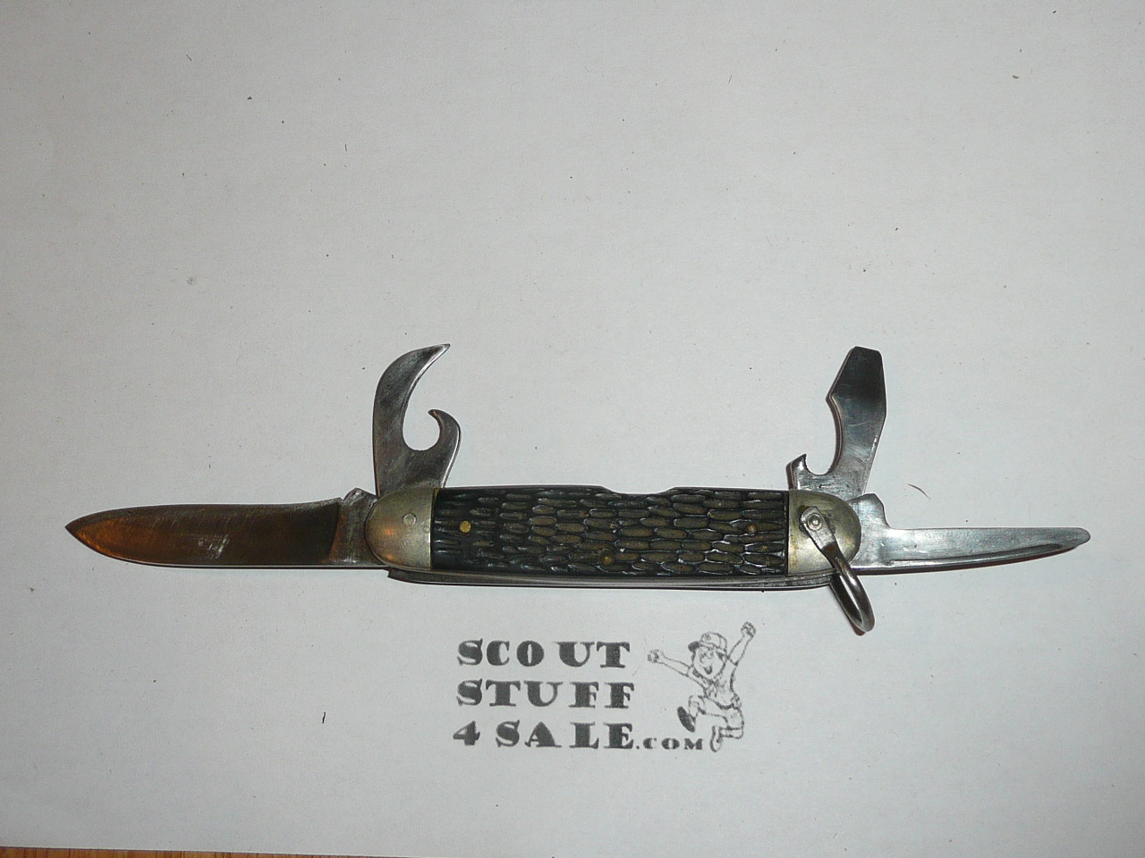 Boy Scout Knife, Imperial Manufacturer, Used but in good shape (CSE27)