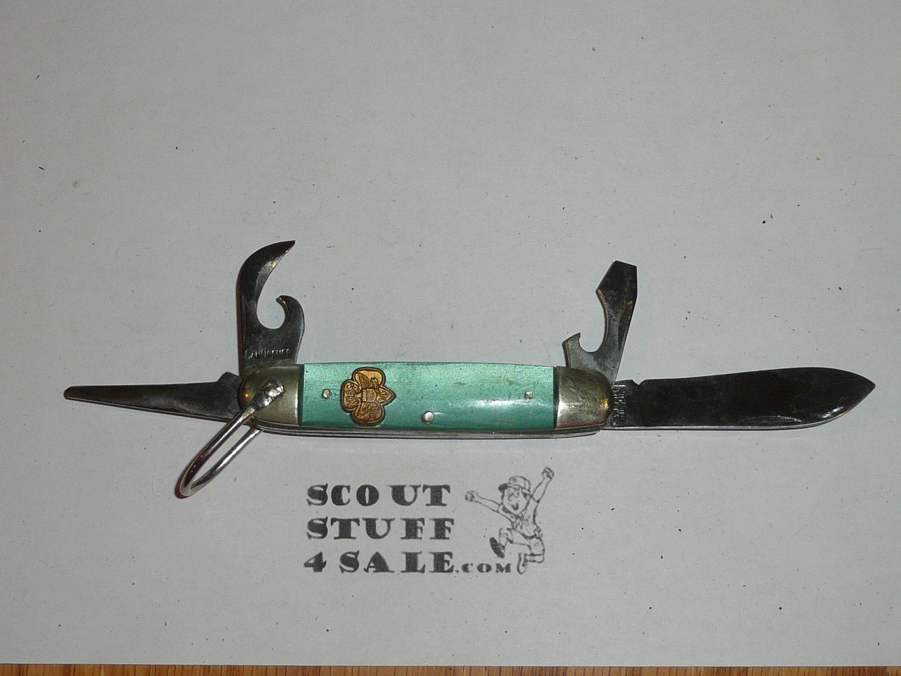 Girl Scout Pocket Knife, Kutmaster Manufacture, Lite Use (CSE66)