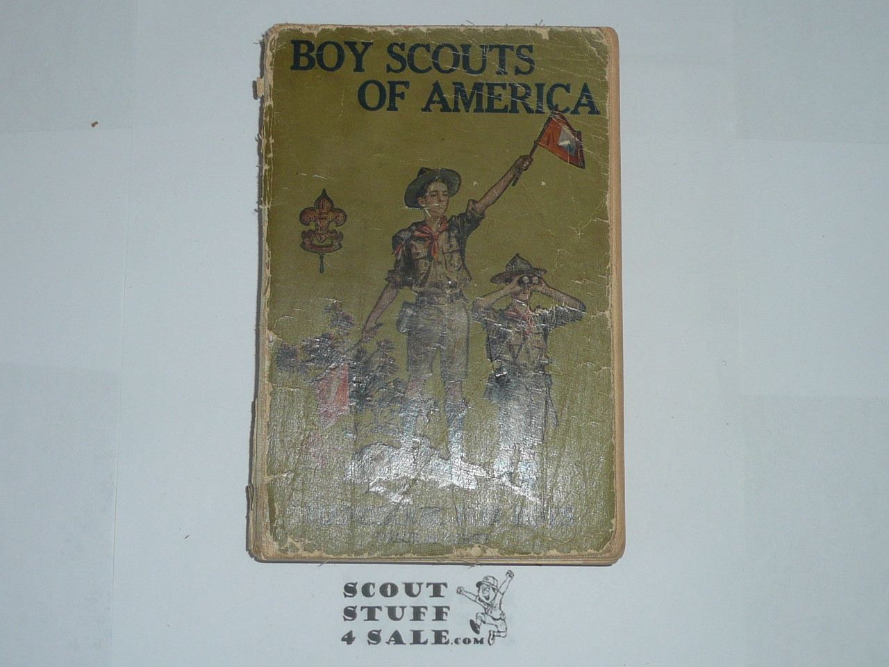 1921 Boy Scout Handbook, Second Edition, 23rd 1-21 Printing, some wear