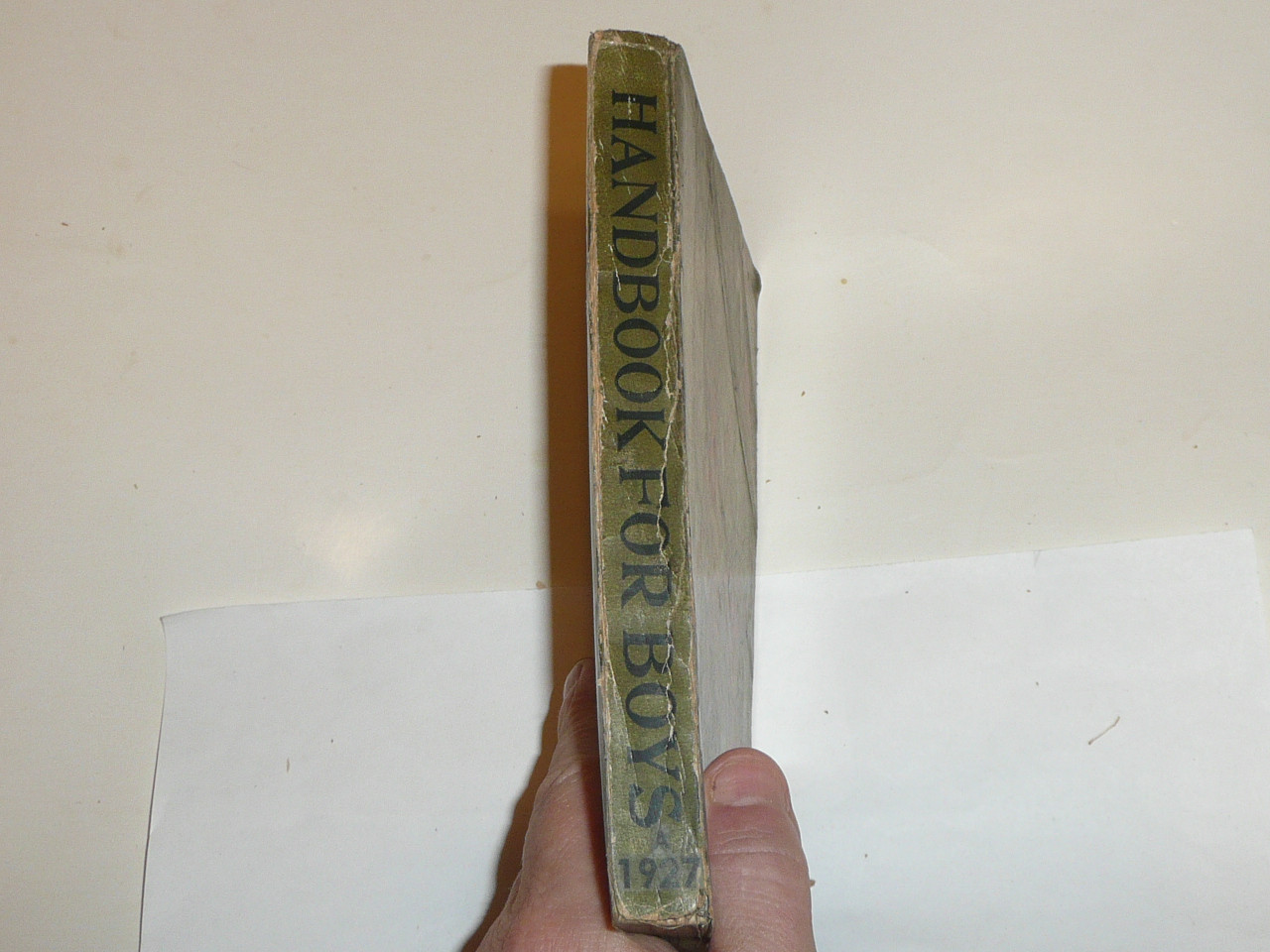 1921 Boy Scout Handbook, Second Edition, Twenty-fourth Printing, minimal spine and cover wear