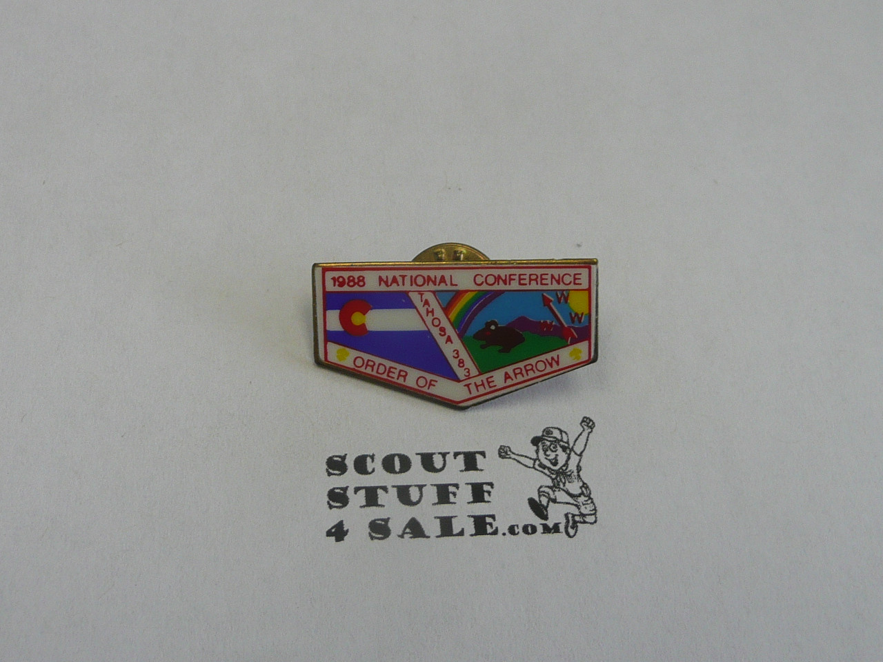 Tahosa O.A. Lodge #383 1988 NOAC Flap Pin - Scout
