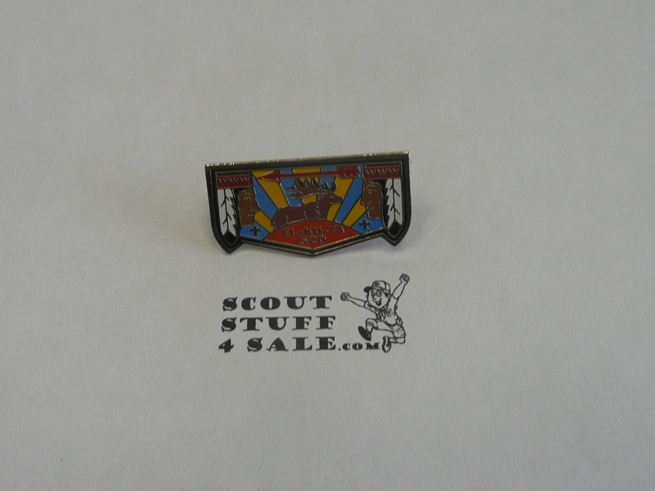 El-Ku-Ta O.A. Lodge #520 Flap Pin - Scout