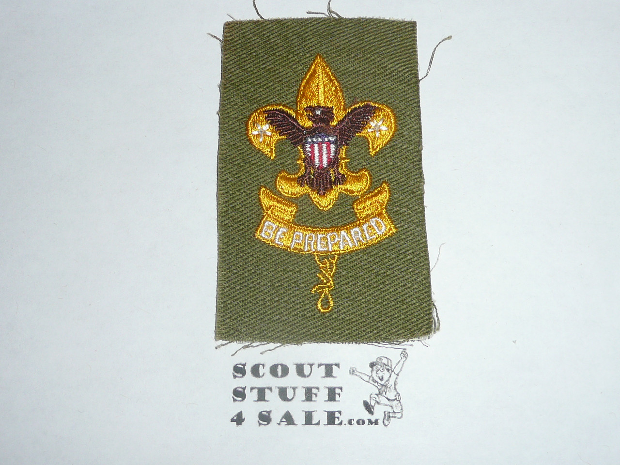 First Class Rank Patch - 1937-1942 - Khaki twill Type 9 - MINT