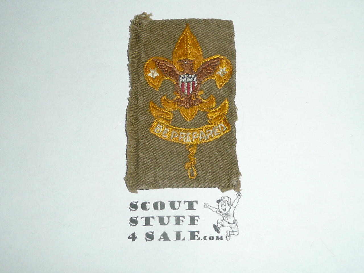 First Class Rank Patch - 1937-1942 - Tan twill Type 8, used