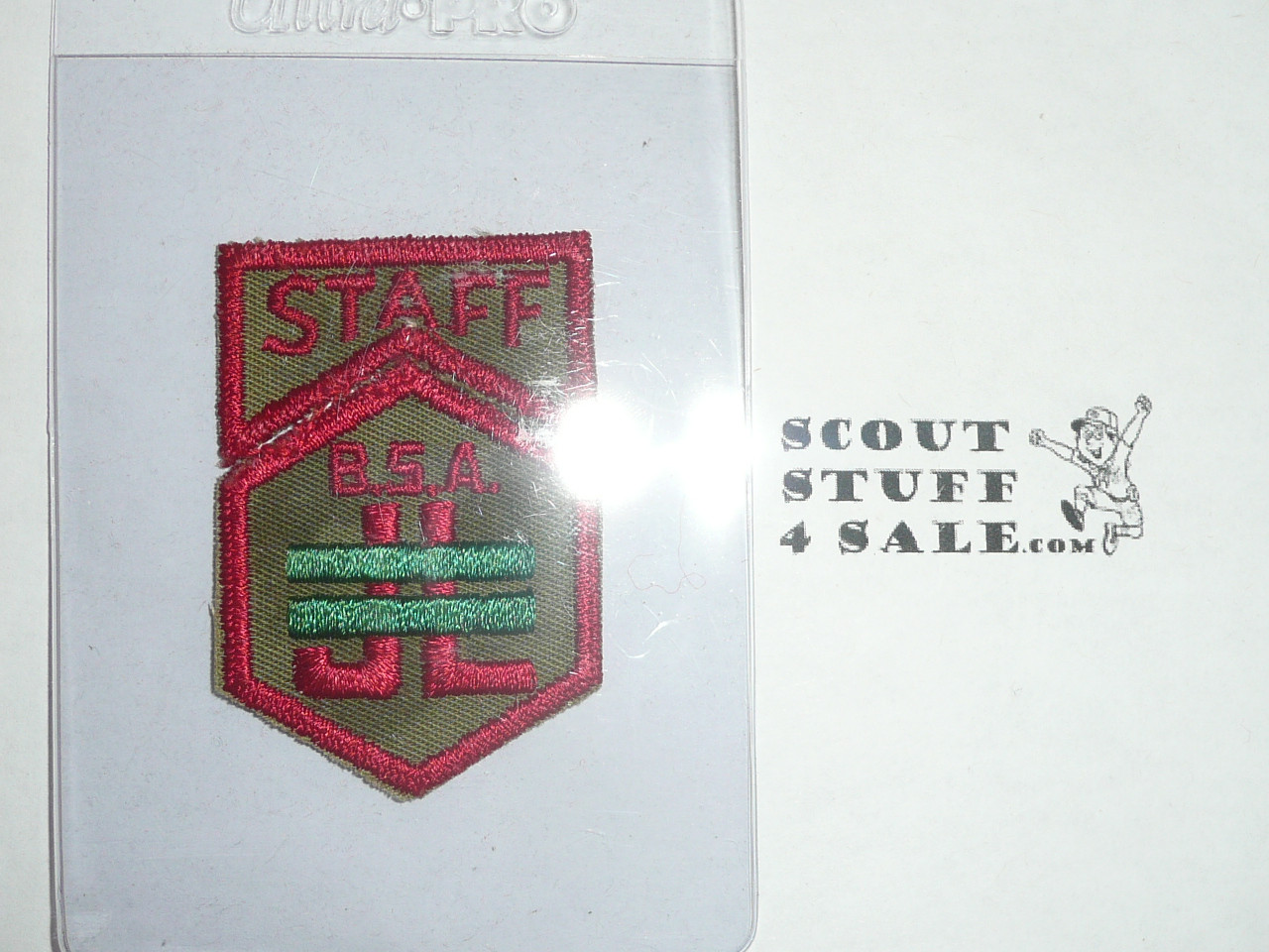 Junior Leader Training six sided Patch with STAFF Patch, BSA