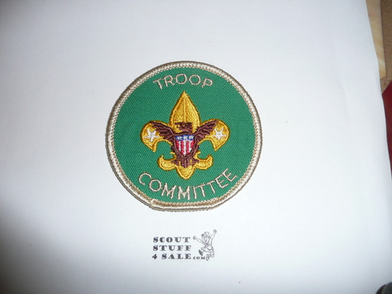 Troop Committee Patch (TC4), 1973-1989, sewn