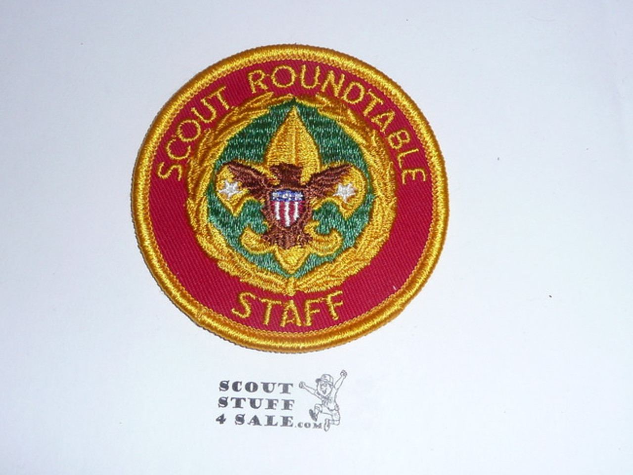 Boy Scout Roundtable Staff Patch (BSRTS1), 1973-1995, sewn