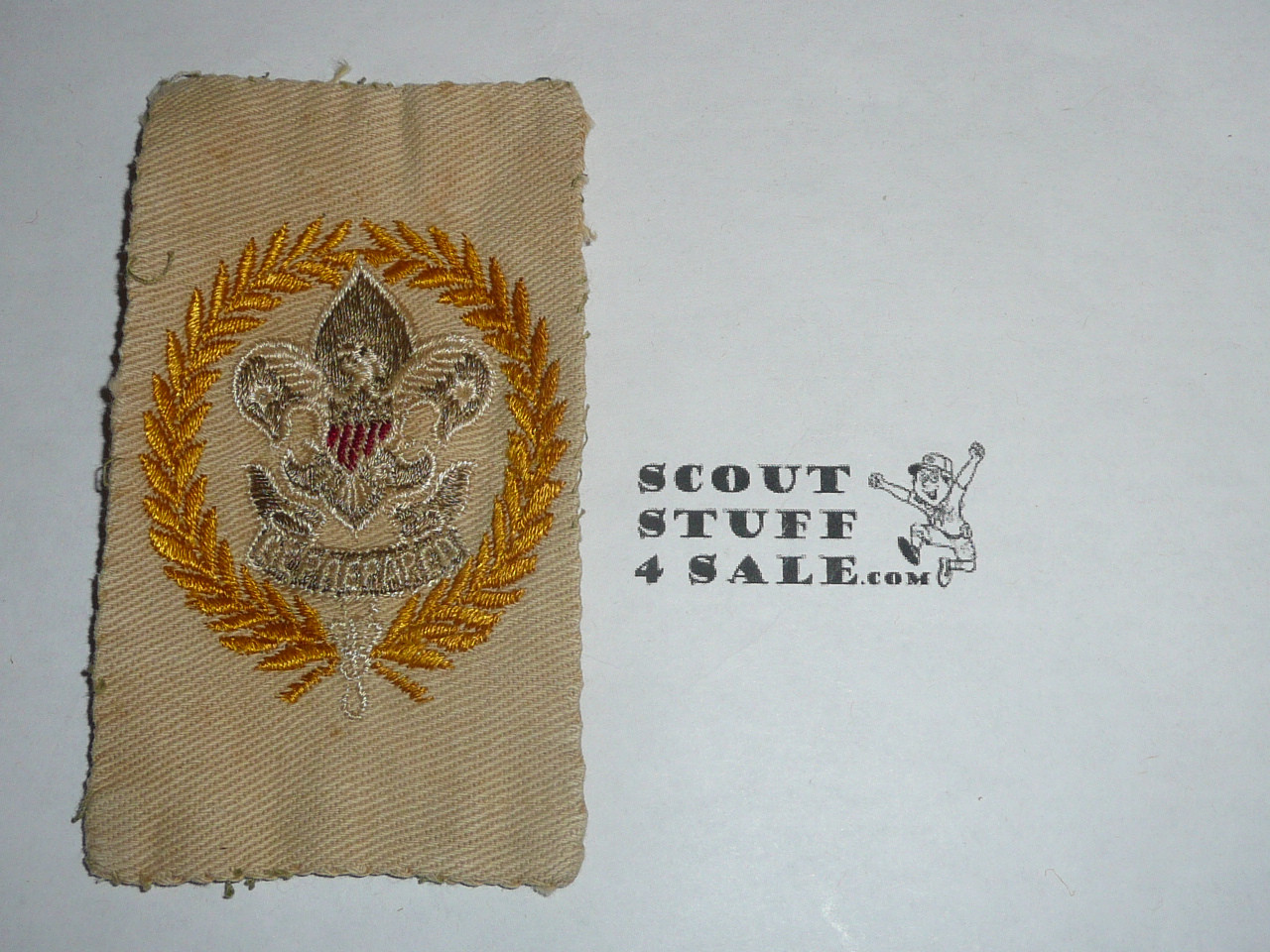 District Commissioner / Deputy Scout Commissioner Patch (DSC1) 1920's, RARE, used #2