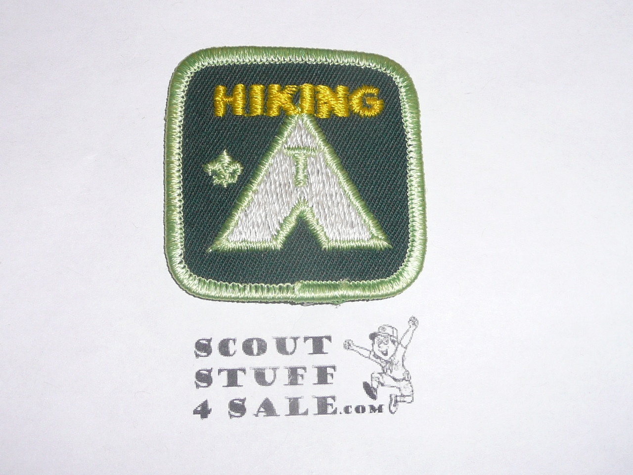 High Adventure Hiking Award Patch, white Teepee