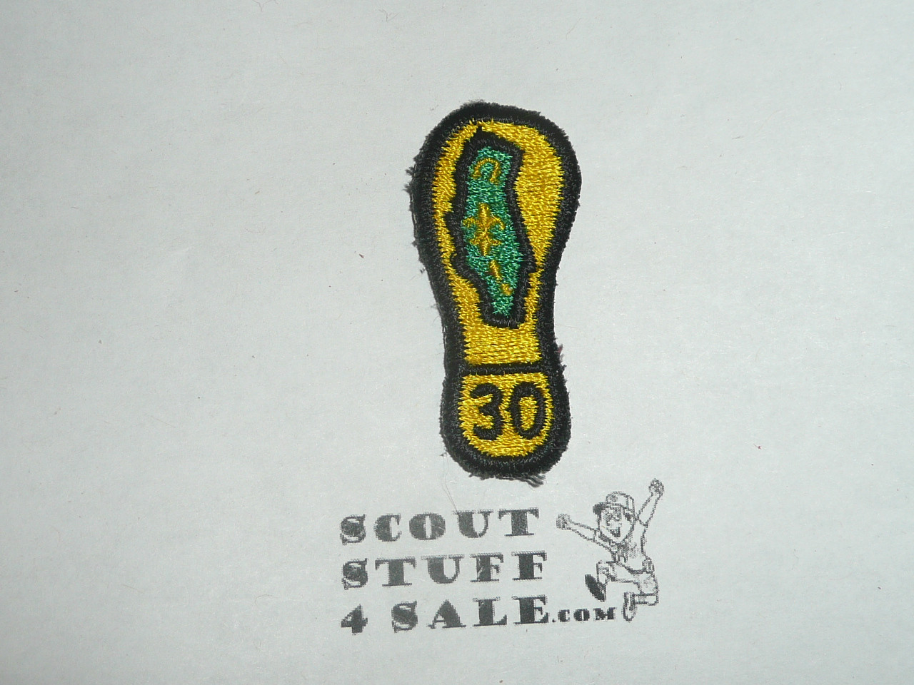 30 Night California Hike "boot" Patch (HAT) High Adventure Team