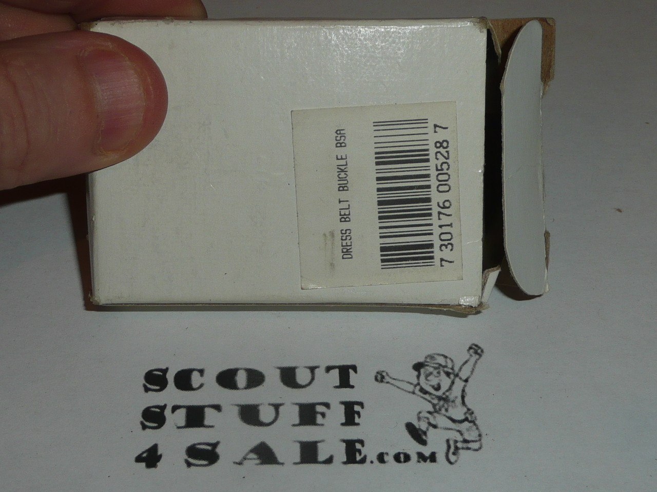 Official Boy Scout Brass Dress Belt Buckle, new in box