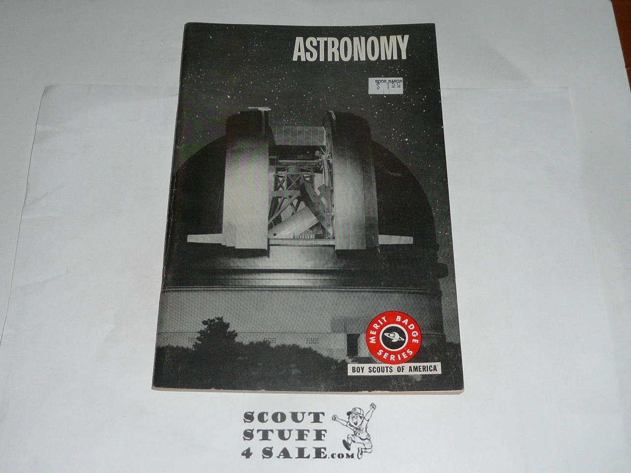 Astronomy Merit Badge Pamphlet, Type 7, Full Picture, 3-68 Printing