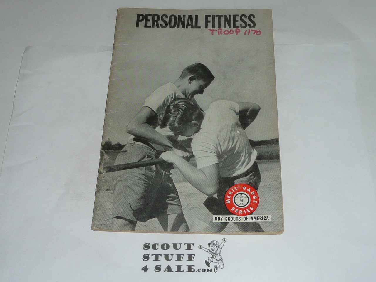 Personal Fitness Merit Badge Pamphlet, Type 7, Full Picture, 1-71 Printing