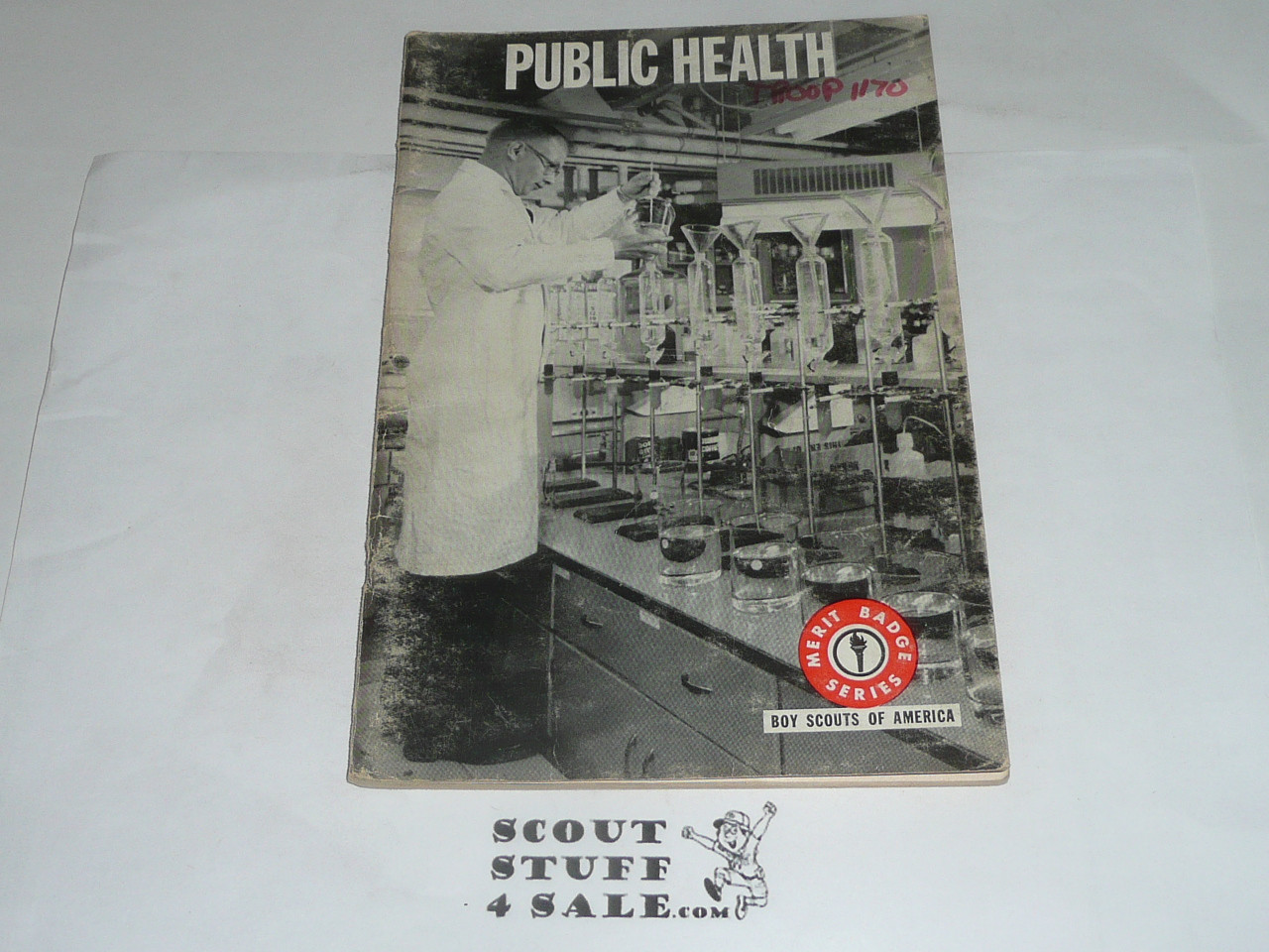 Public Health Merit Badge Pamphlet, Type 7, Full Picture, 5-71 Printing