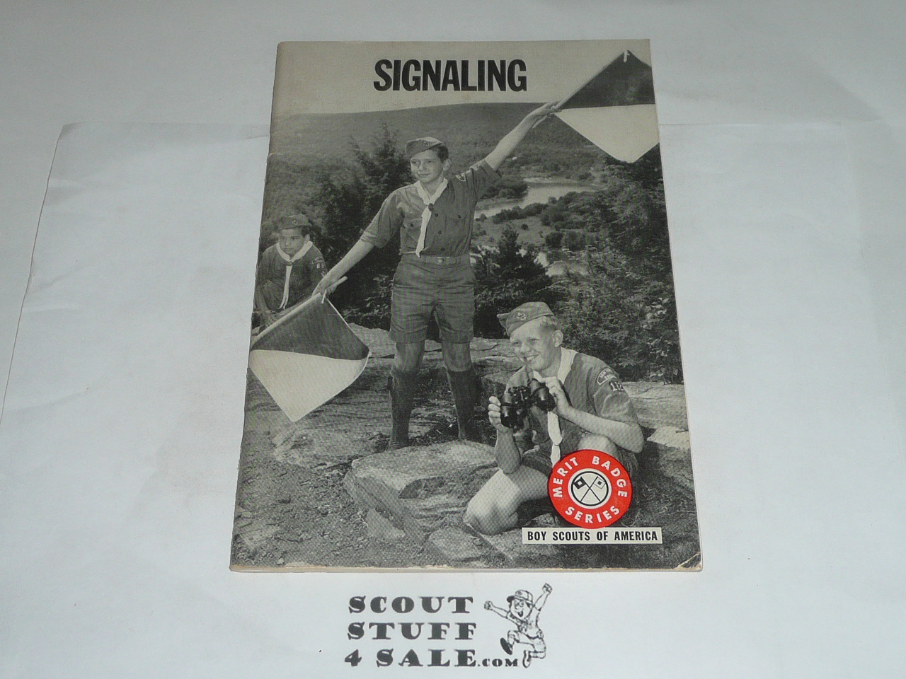 Signaling Merit Badge Pamphlet, Type 7, Full Picture, 7-66 Printing