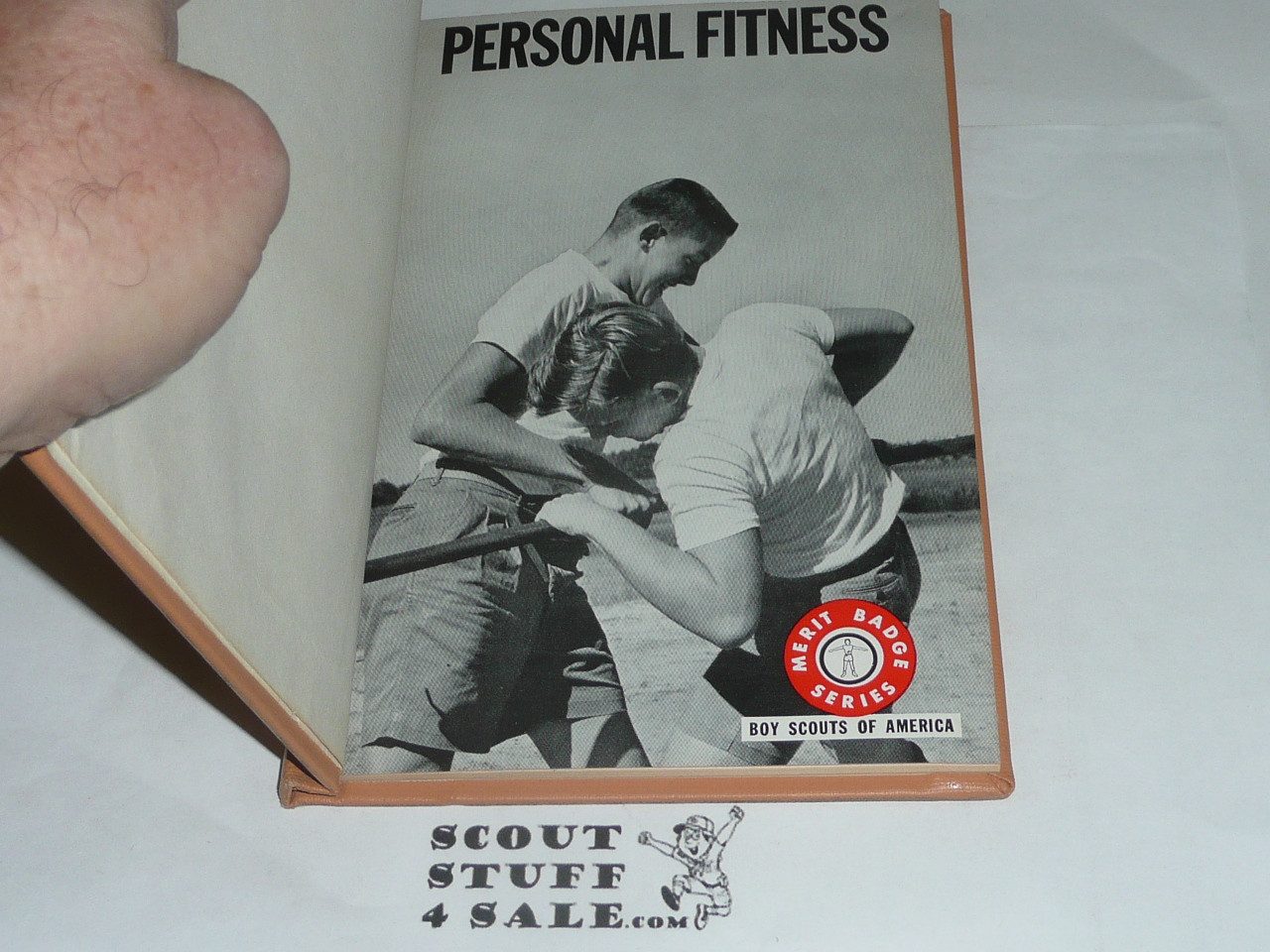 Personal Fitness Library Bound Merit Badge Pamphlet, Type 7, Full Picture, 1-71 Printing