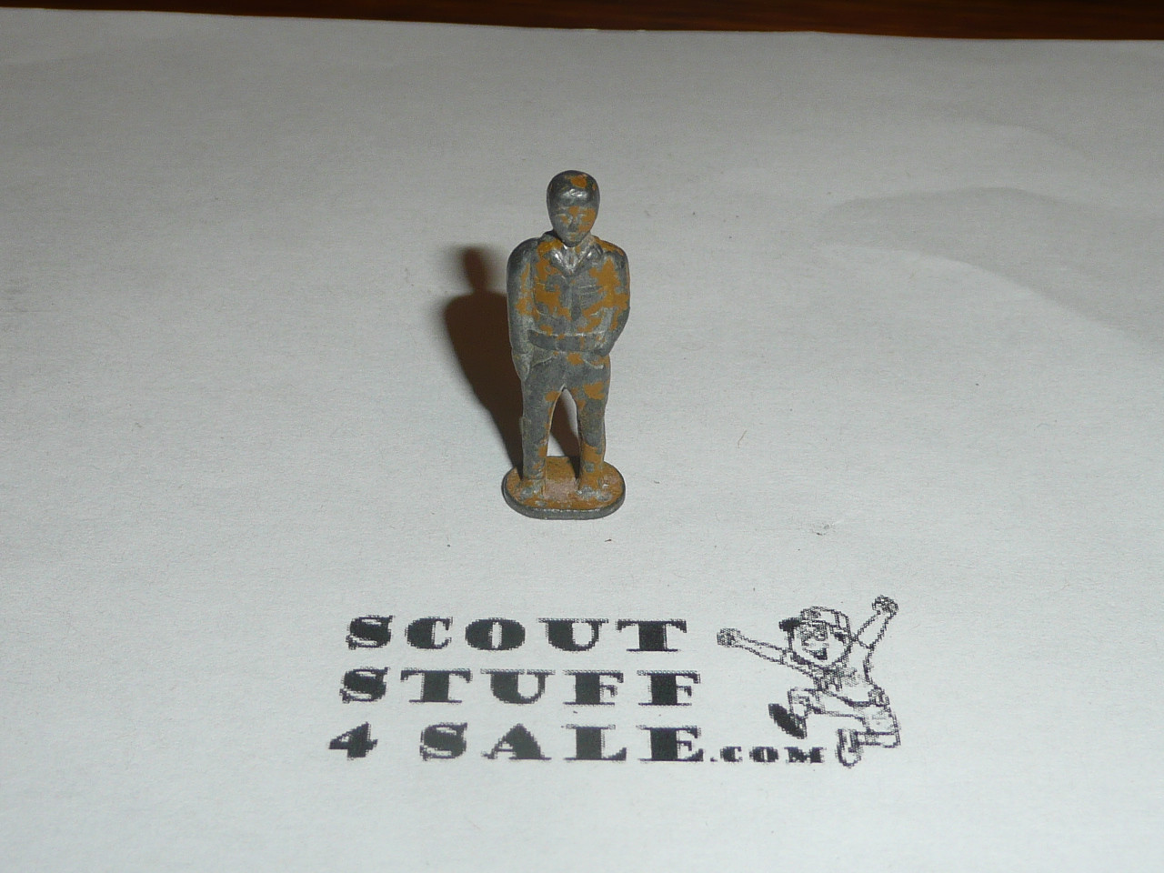 1 1/4" High Lead Boy Scout Figurine, RARE