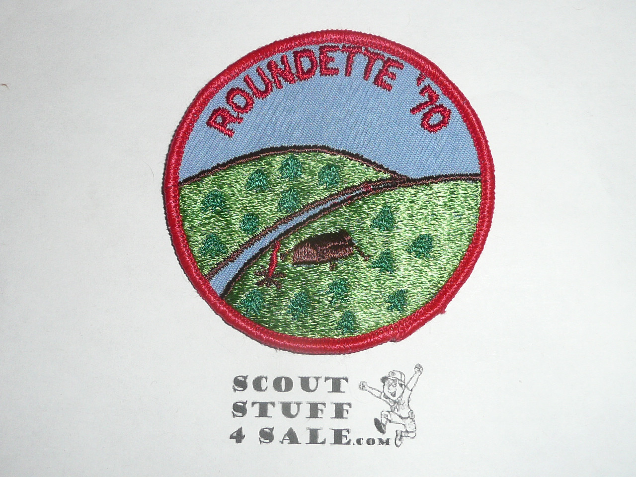 1970 Round-up Patch, Generic BSA issue, Roundette