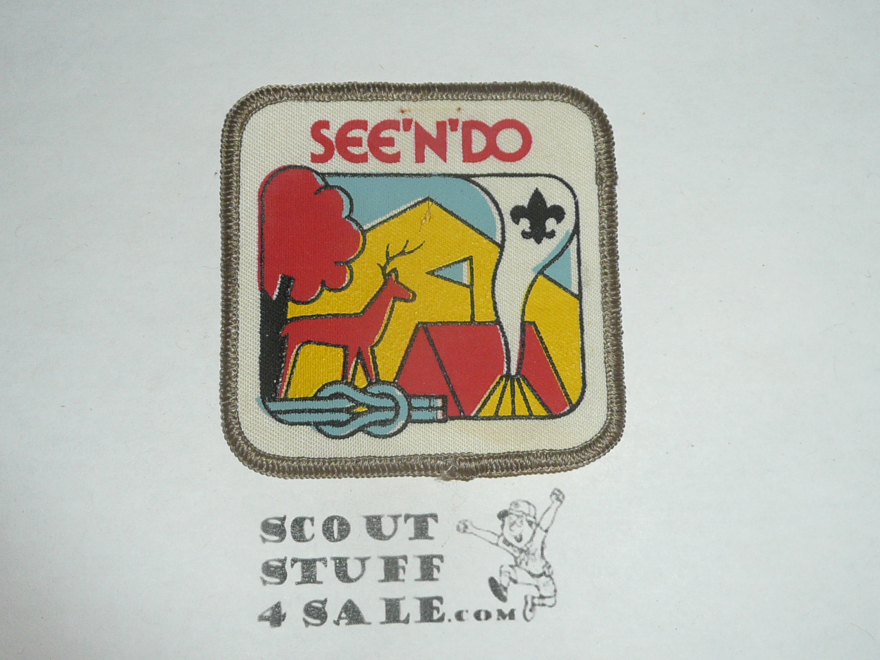 See N' Do, BSA Theme Patch, grey bdr