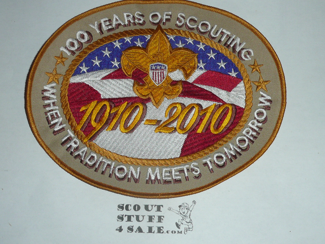 100th Anniversary 2010, BSA Theme Jacket Patch, When Tradition Meets Tomorrow