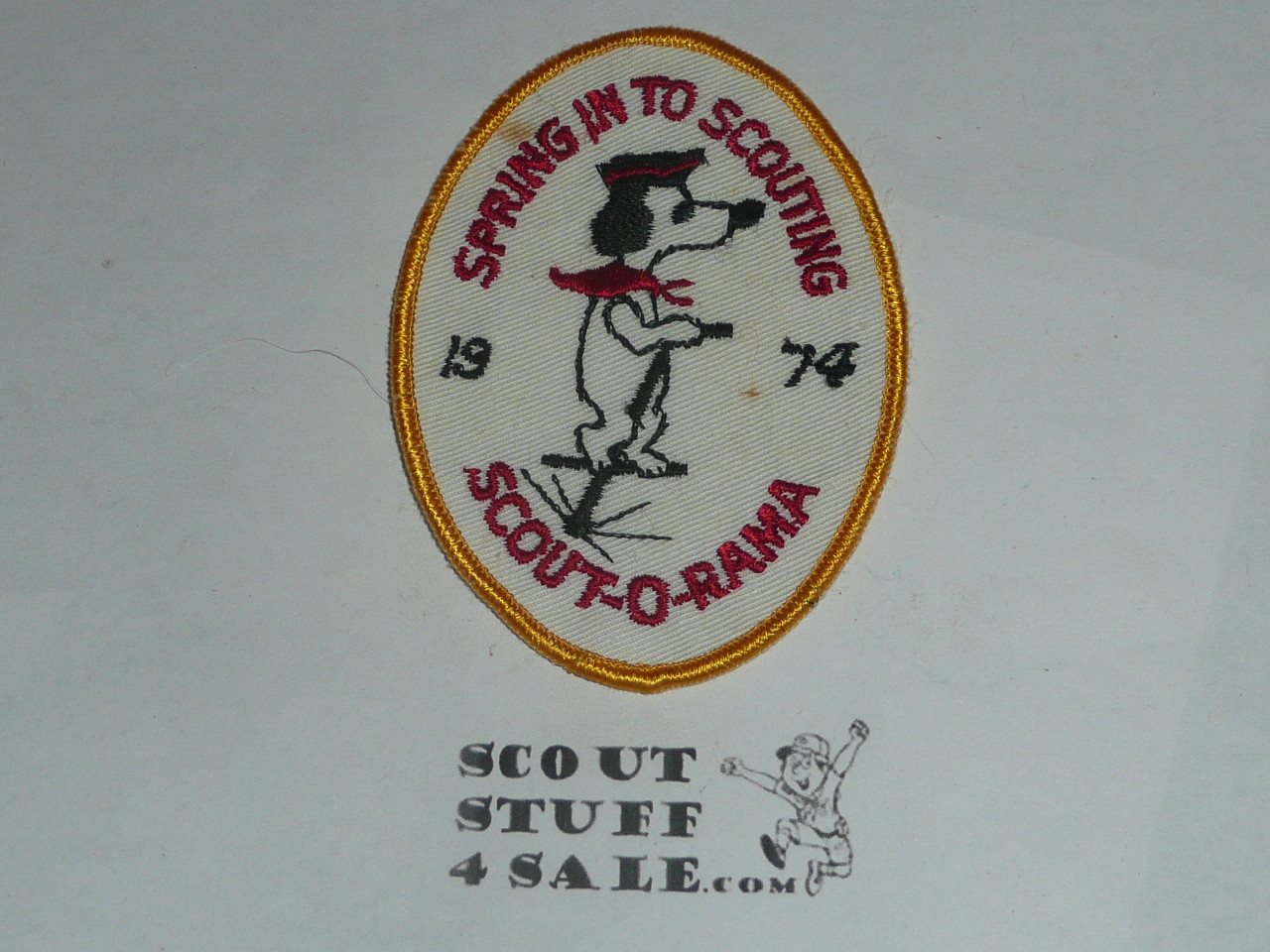 1974 Scout-O-Rama Generic Patch, Spring into Scouting