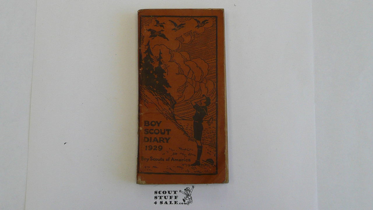 1929 Boy Scout Diary, Lite wear