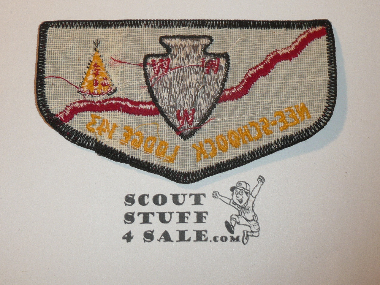 Order of the Arrow Lodge #143 Nee Schoock f4 Flap Patch - Boy Scout