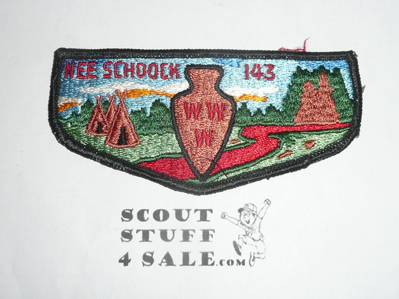 Order of the Arrow Lodge #143 Nee Schoock s1 Flap Patch - Boy Scout