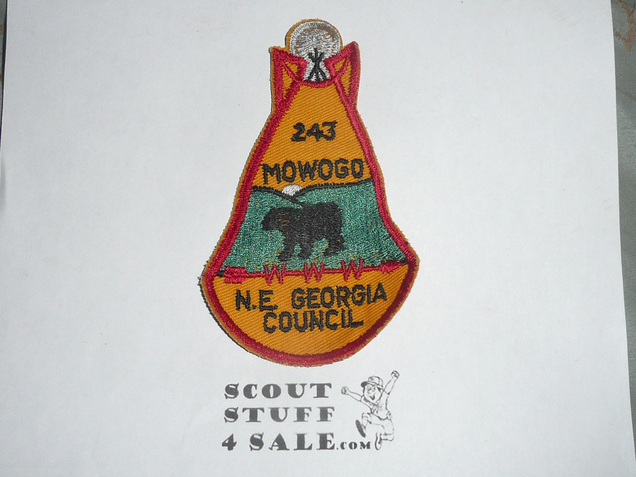 Order of the Arrow Lodge #243 Mowogo x10 Patch