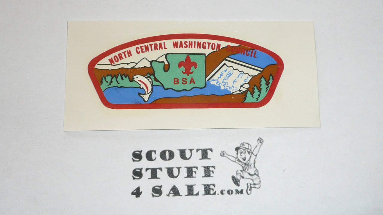 North Central Washington Council Decal, Boy Scouts