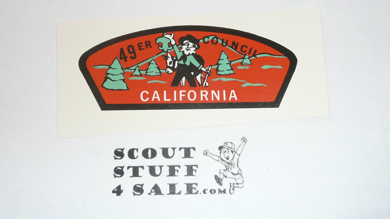 Forty Niner Council Decal, Boy Scouts