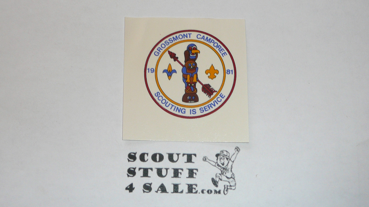 1981 Grossmont Camporee Decal
