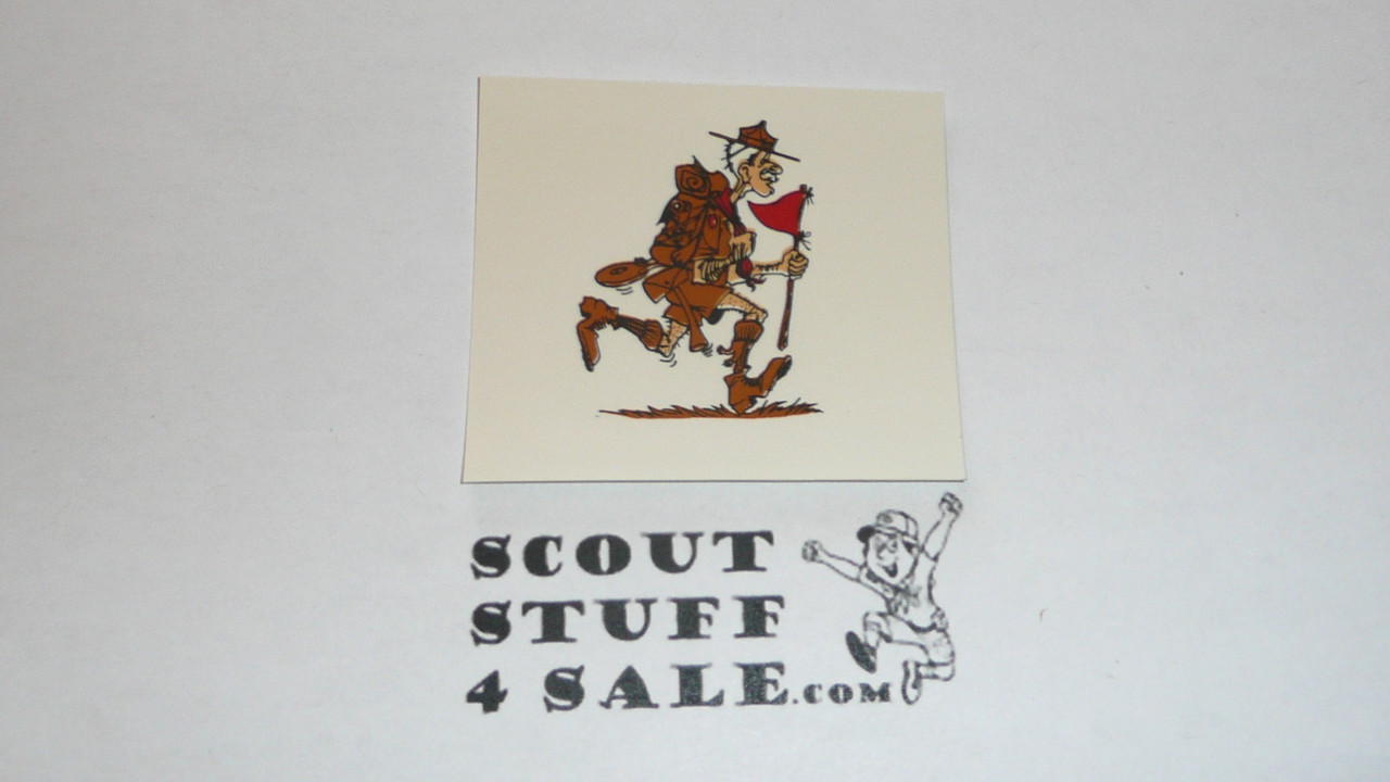 Old Backpacking Scoutmaster Decal - Boy Scout