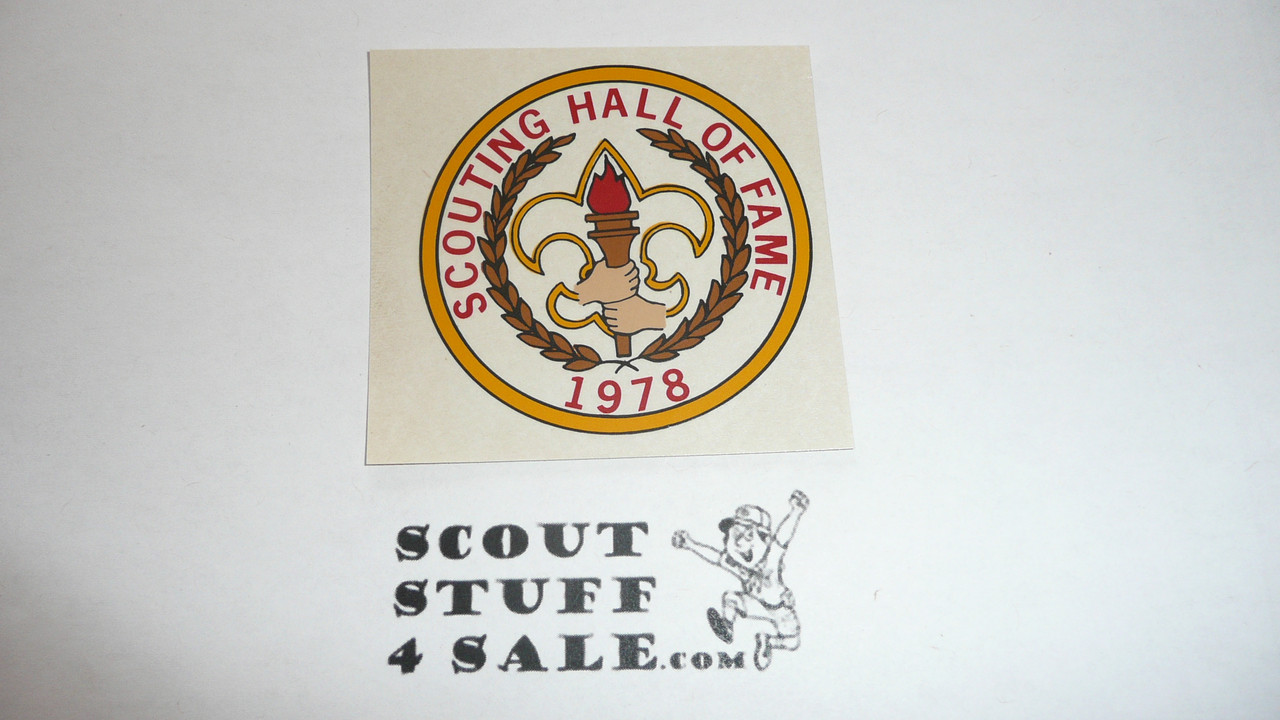 Scouting Hall of Fame Decal, 1978 - Boy Scout