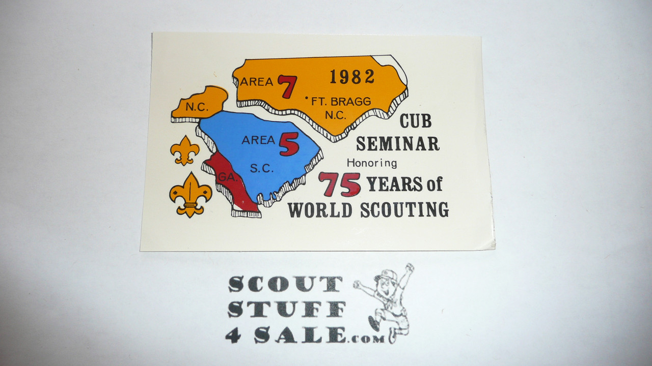 North and South Carolina Cub Seminar Decal - Boy Scout