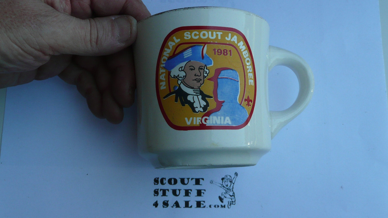 1981 National Jamboree Coffee Mug, Logo, used