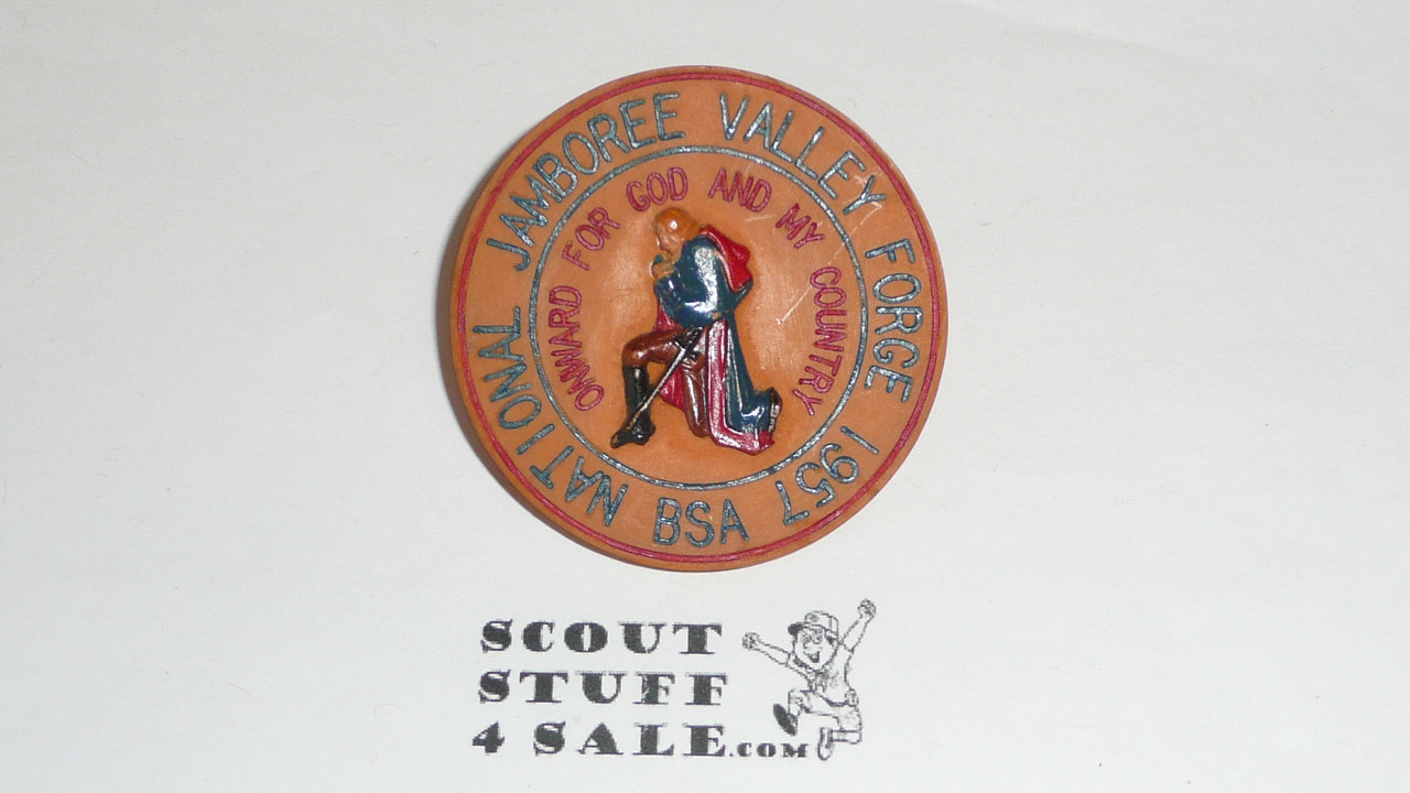 1957 National Jamboree NEAL Neckerchief Slide