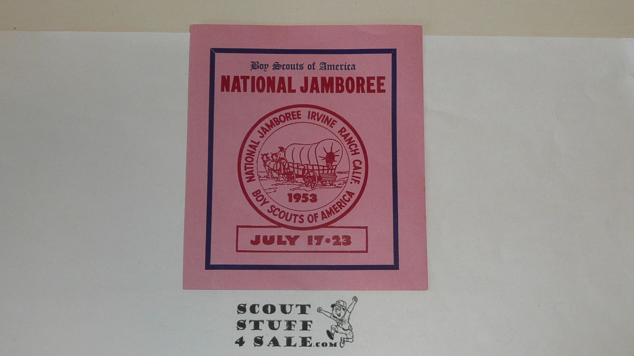 1953 National Jamboree Decal, obscure