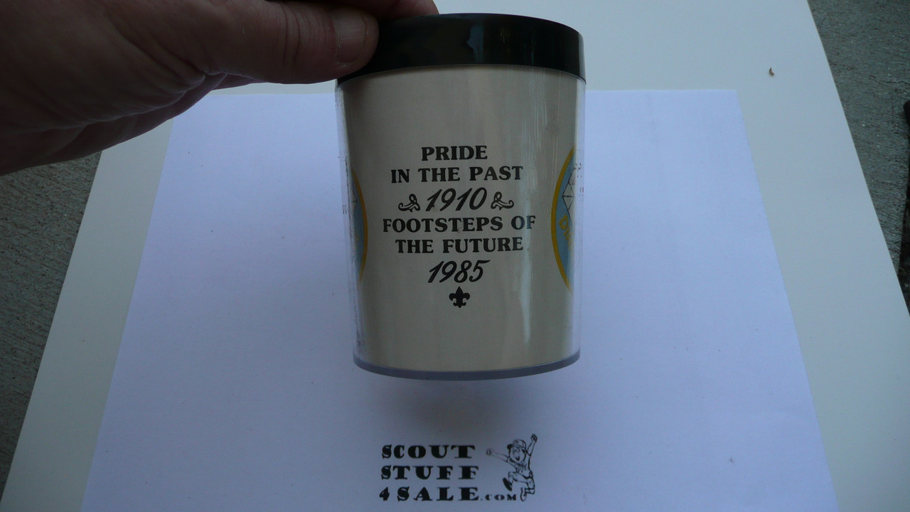 1985 75th BSA Anniversary Travel Mug - Boy Scout