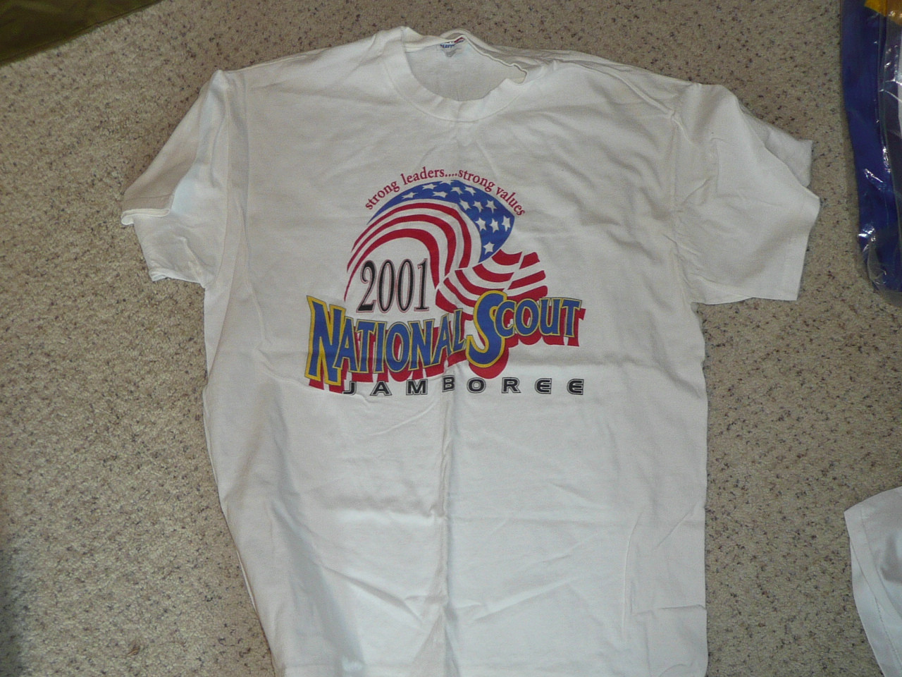 2001 National Jamboree Tee Shirt, MINT, Large