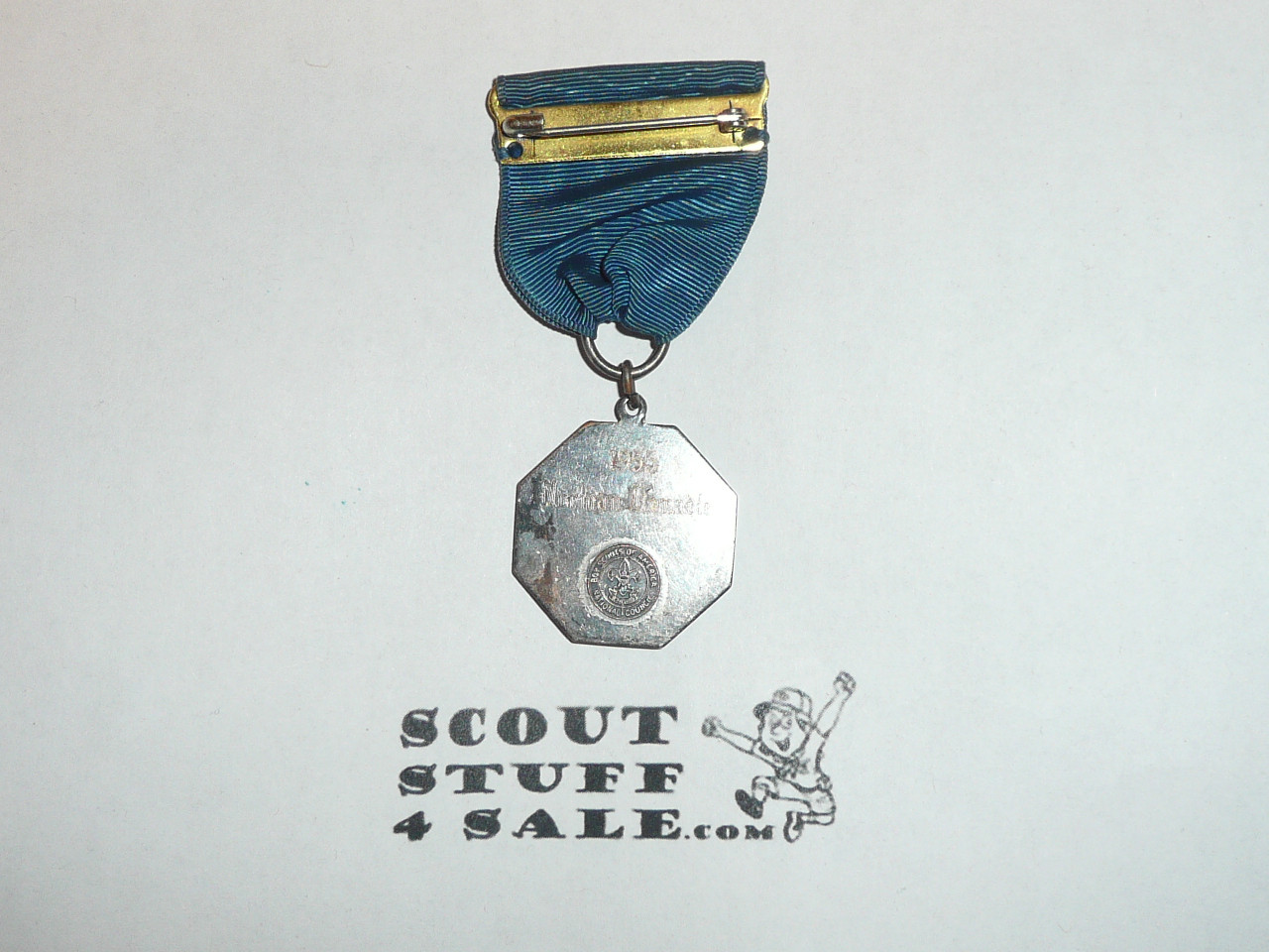 Boy Scout Silver Contest Medal, 1955 Honor Scout
