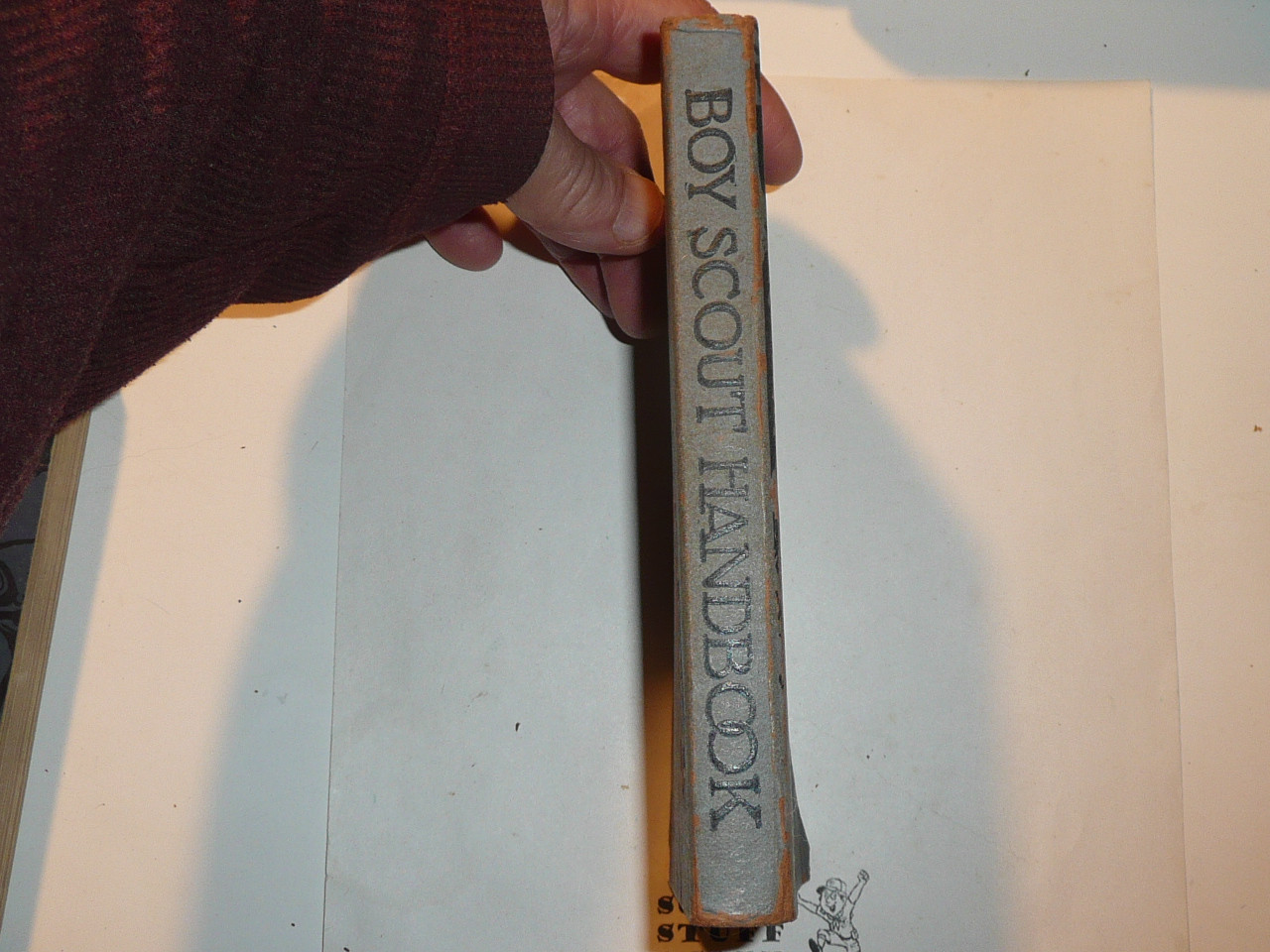 1927 Boy Scout Handbook, Third Edition, Second Printing, Norman Rockwell Cover, good used condition