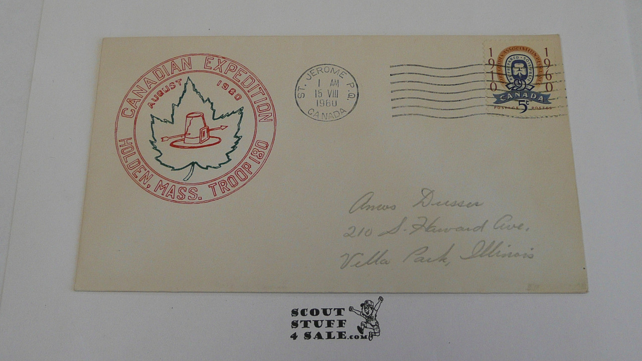 1960 Mass troop Canadian Expedition Envelope